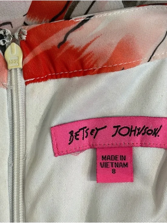 Betsey Johnson Floral Chiffon Dress - Picture 2 of 7